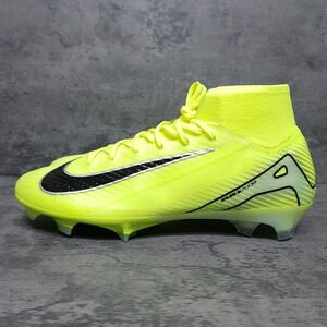 NIKE Zoom Superfly 10 Elite FG Soccer Cleats Mens 11 Volt Black FQ1454-700